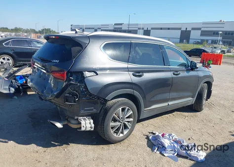 2020 Hyundai Santa Fe Limited from USA, damaged, VIN 5NMS53AD4LH257390